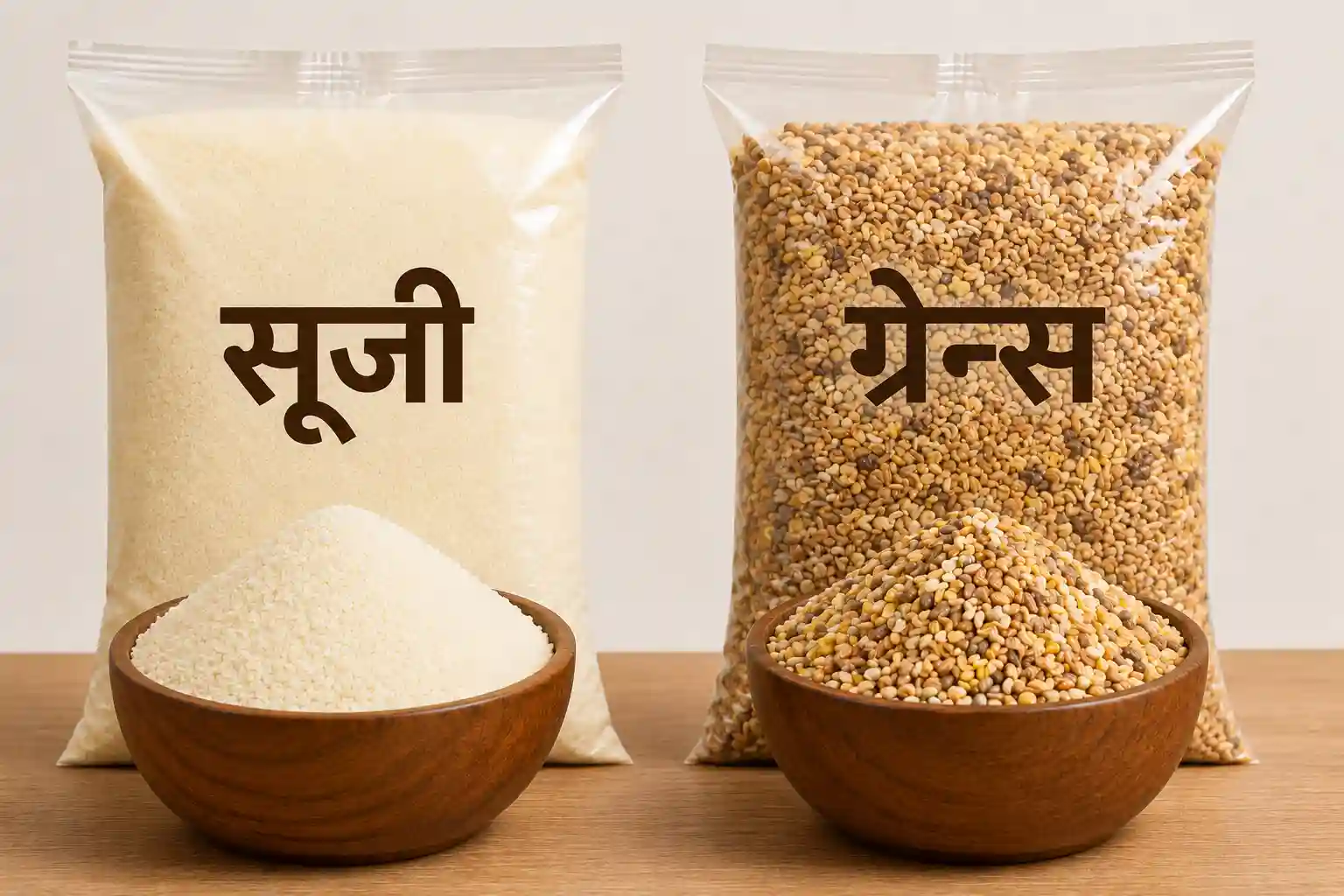 Suji & Grains सूजी और अनाज