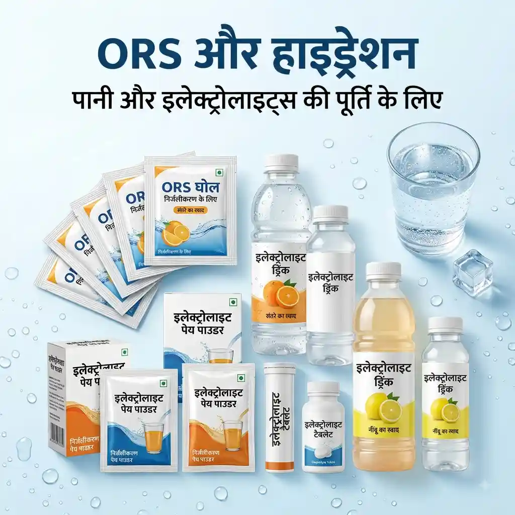 ORS & Hydration Products ओआरएस और हाइड्रेशन
