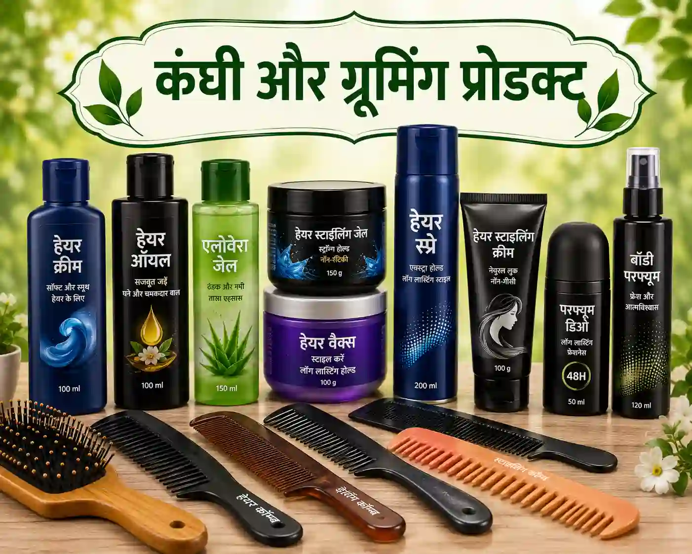 Comb & Grooming Products कंघी और ग्रूमिंग उत्पाद