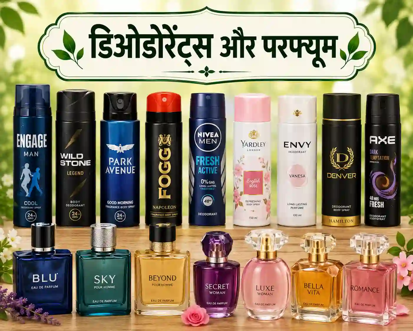 Deodorants & Perfumes डियोडोरेंट और परफ्यूम
