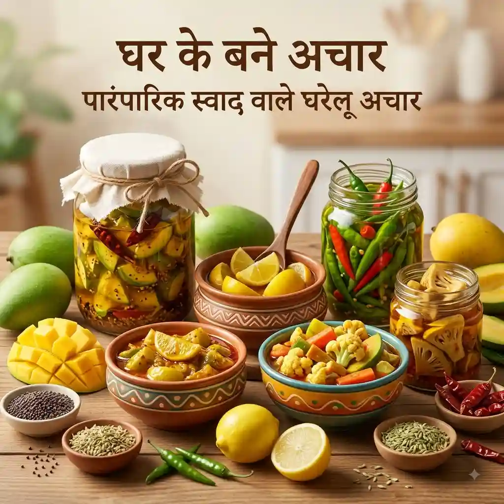 Homemade Pickles घर के बने अचार