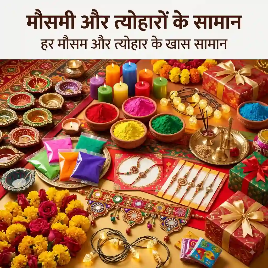 Seasonal Festival Products मौसमी त्योहार के सामान