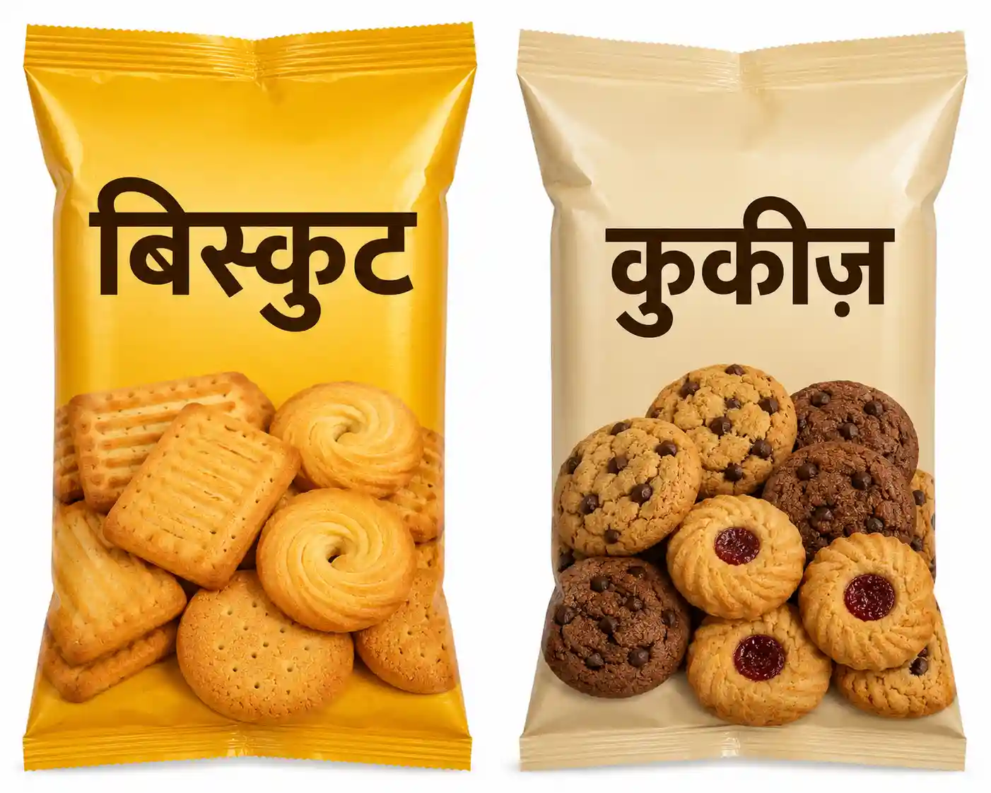 Biscuits & Cookies बिस्कुट और कुकीज़