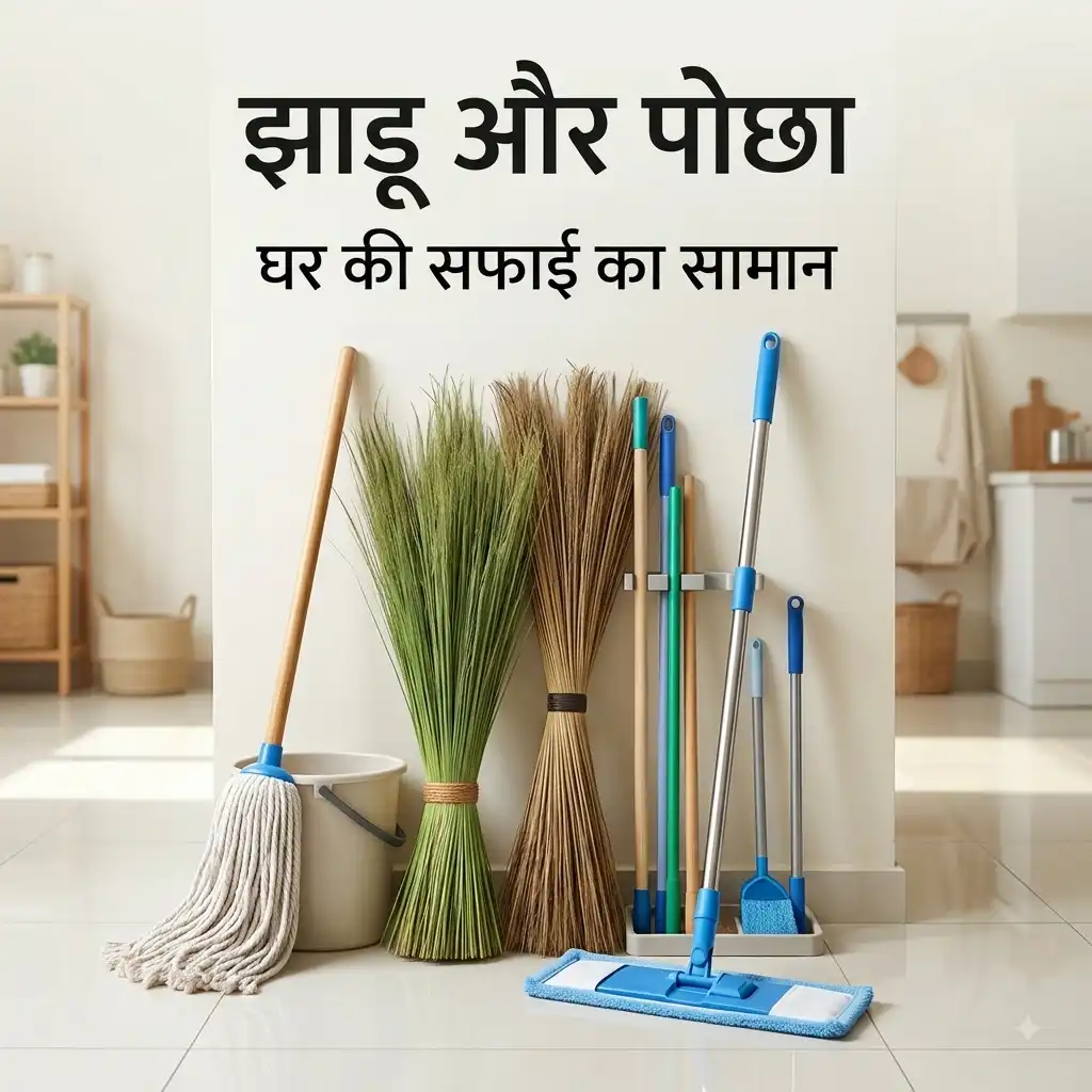 Brooms & Mops झाड़ू और पोछा