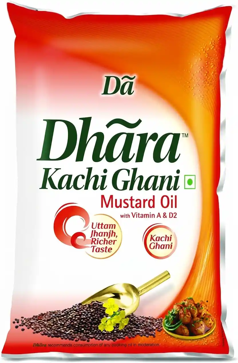 Dhara Mustard Oil  धारा सरसों तेल  1 litre